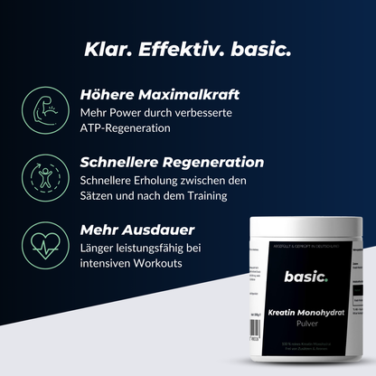 Kreatin Monohydrat Pulver [1000g]