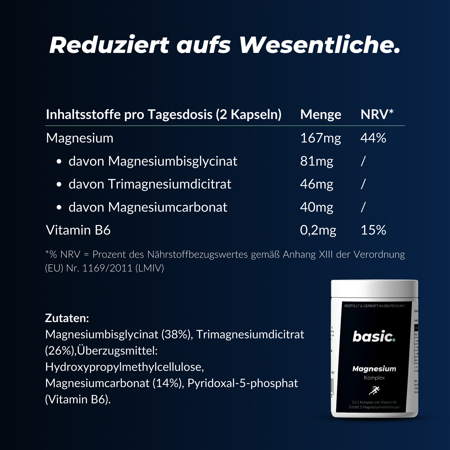Magnesium Komplex Kapseln [90 St.]